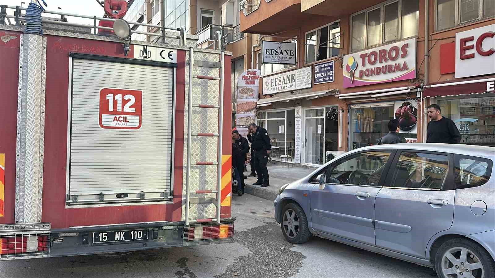 Burdur’da pide salonunda doğalgaz patlaması: 1 yaralı
