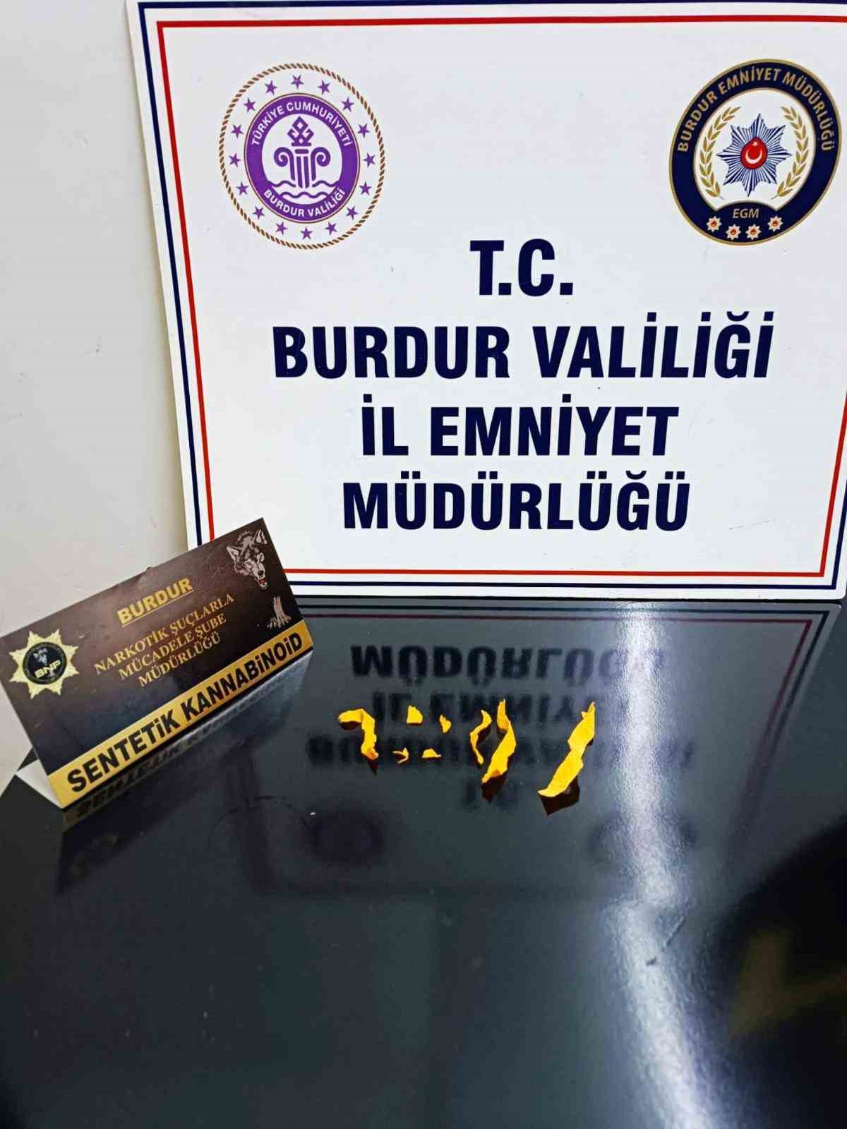 Burdur’da uyuşturucu ile mücadele sürüyor
