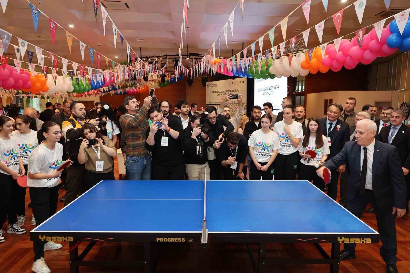 Bursa 2. Uluslararası Spor Festivali’ne hazır
