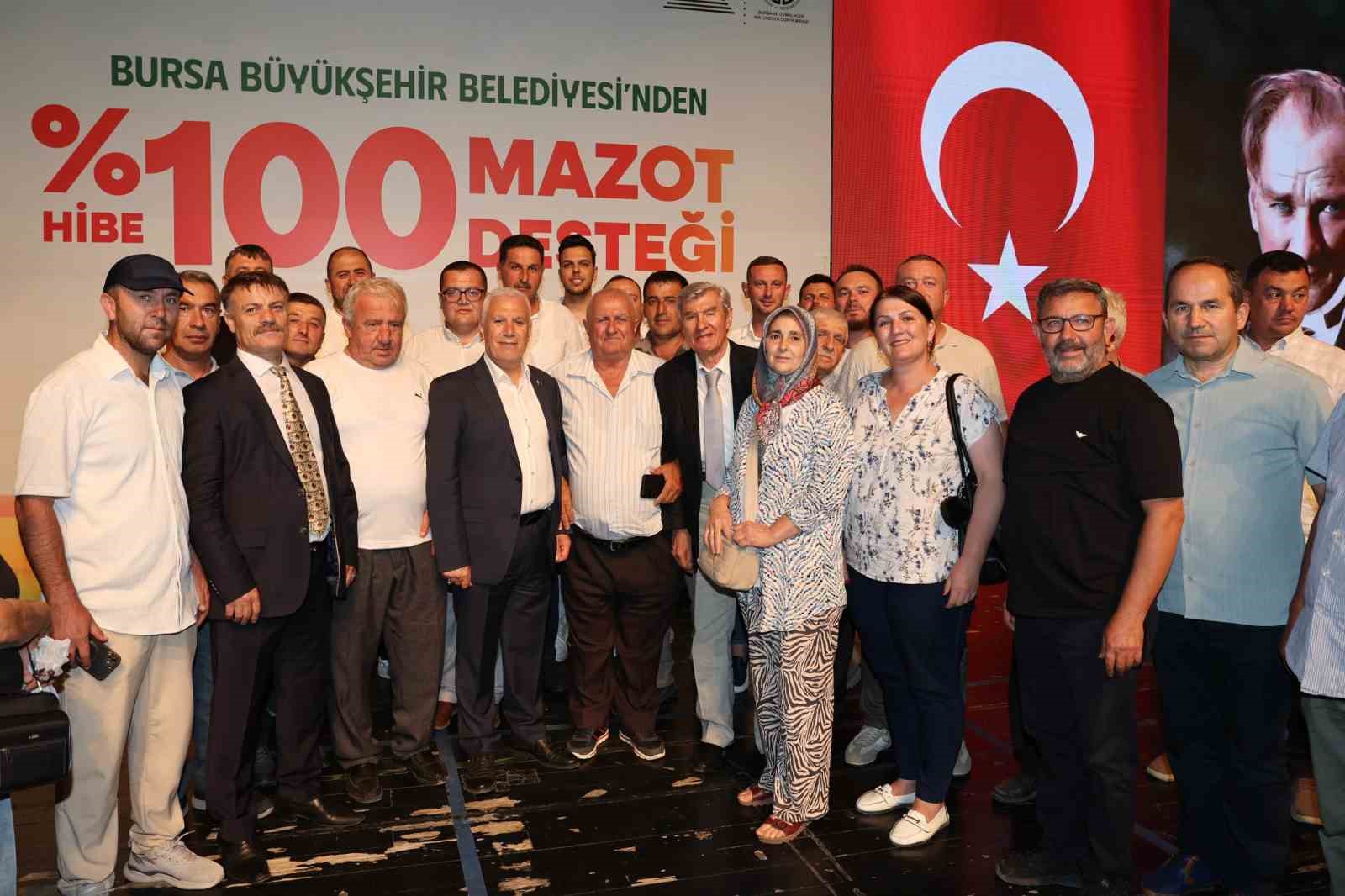 Bursa Büyükşehir mazot desteğini 5 bin liraya yükseltti
