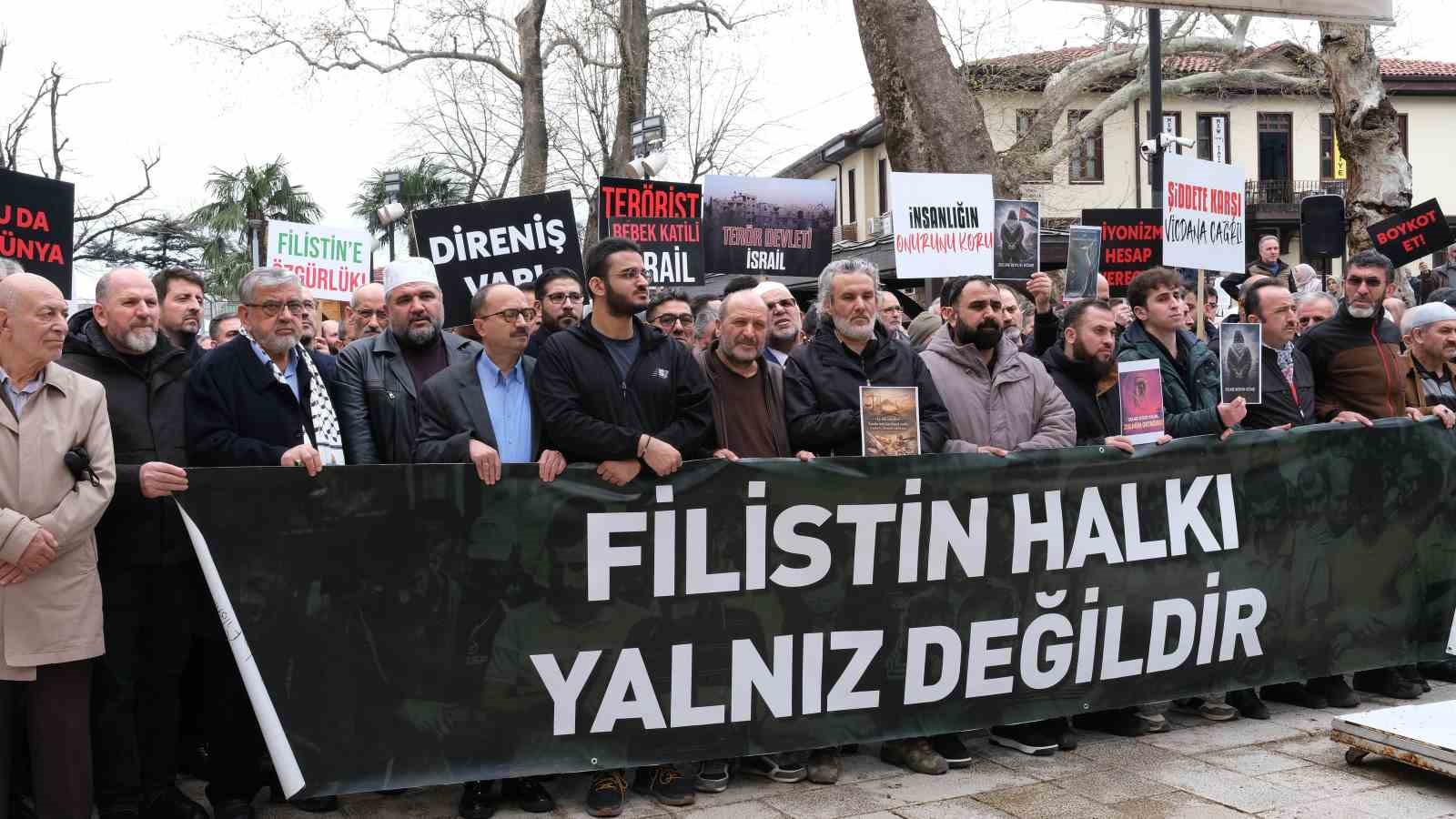 Bursa Gönüllü Kuruluşlar Platformu’ndan Filistin çağrısı
