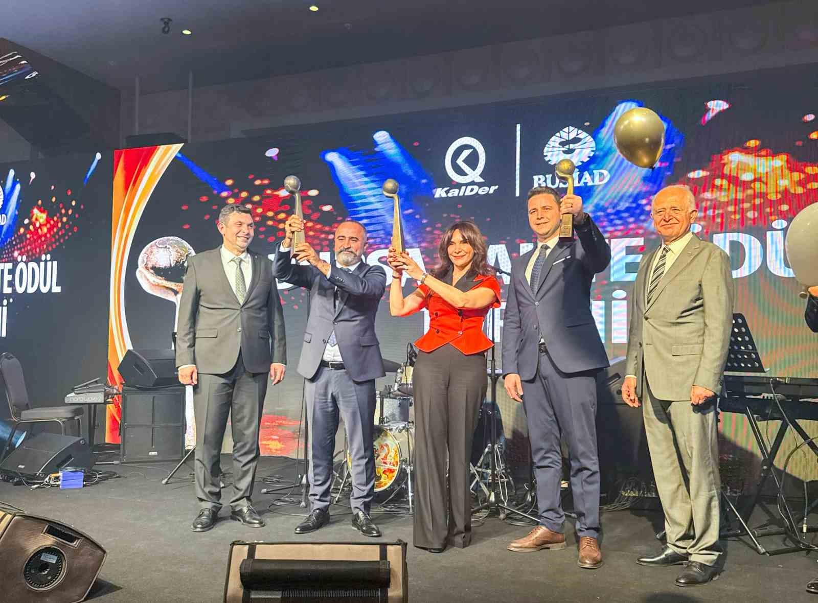 Bursa Kalite Büyük Ödülü’nü aldılar
