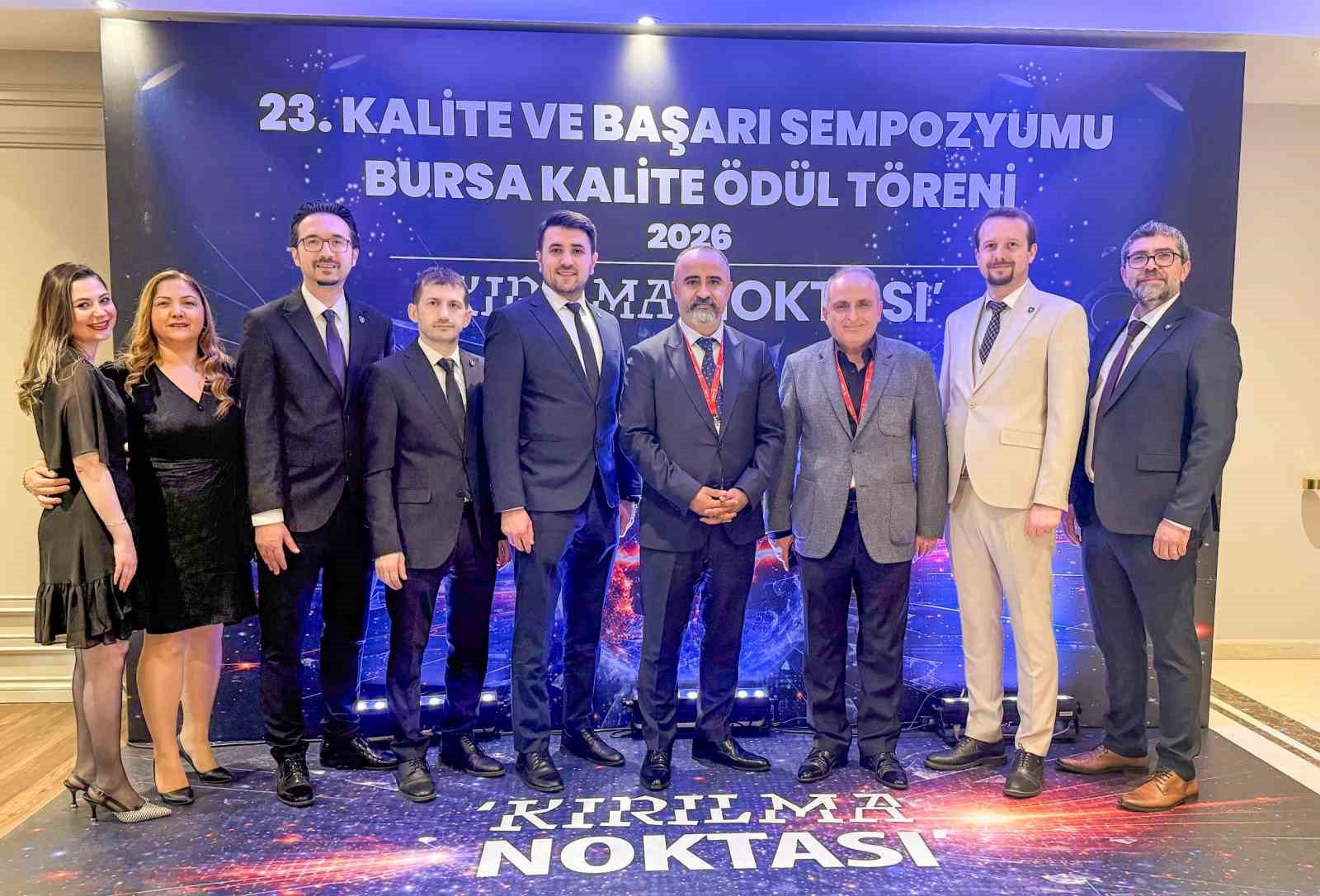 Bursa Kalite Büyük Ödülü’nü aldılar

