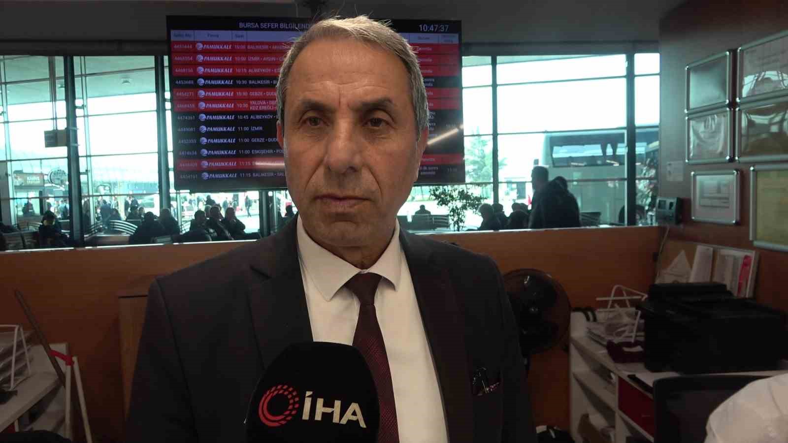 Bursa Şehirlerarası Otobüs Terminali’nde bayram yoğunluğu başladı
