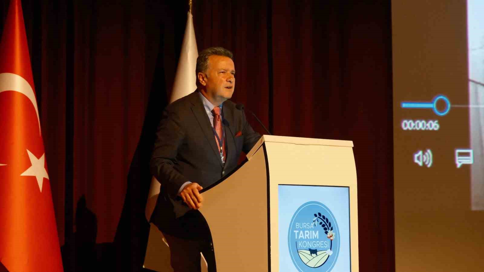 Bursa Vali Yardımcısı Doğan: "30-40 yıl içinde artan dünya nüfusuna ne toprak ne de üretim yetecek"
