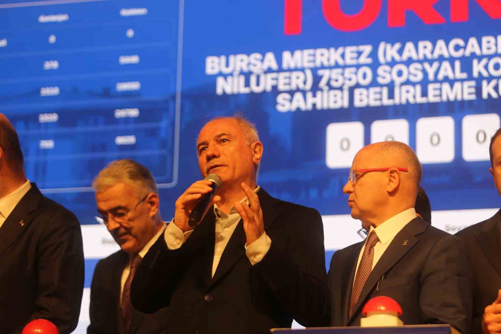 Bursa’da 17 bin 225 TOKİ konutunun hak sahipleri belirleniyor
