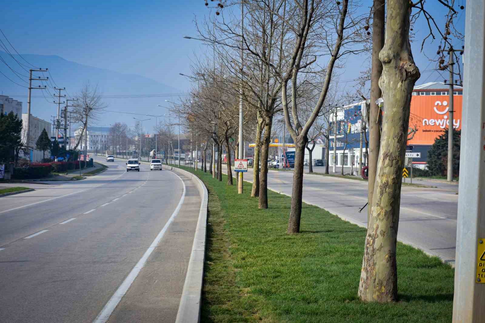 Bursa’da cadde ve bulvarlara estetik dokunuş
