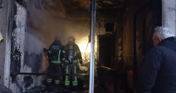 Bursa’da çay ocağında gece yarısı yangın
