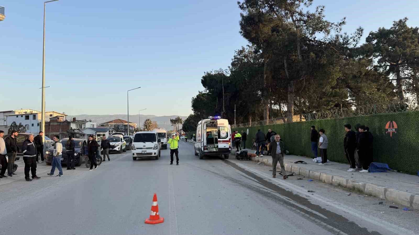 Bursa’da iftara dakika kala feci kaza: 1 yaralı
