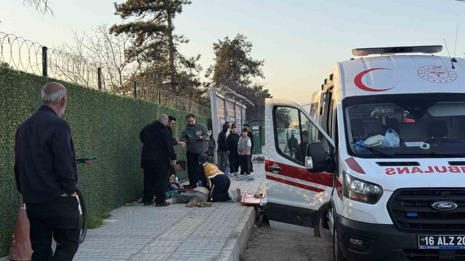 Bursa’da iftara dakika kala feci kaza: 1 yaralı
