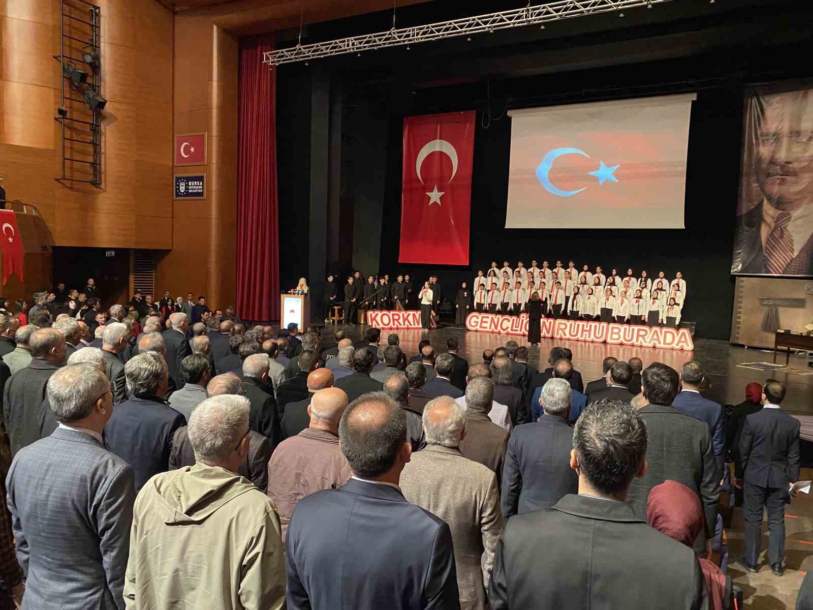 Bursa’da İstiklal Marşı’nın kabulünün 105. yılı törenle anıldı
