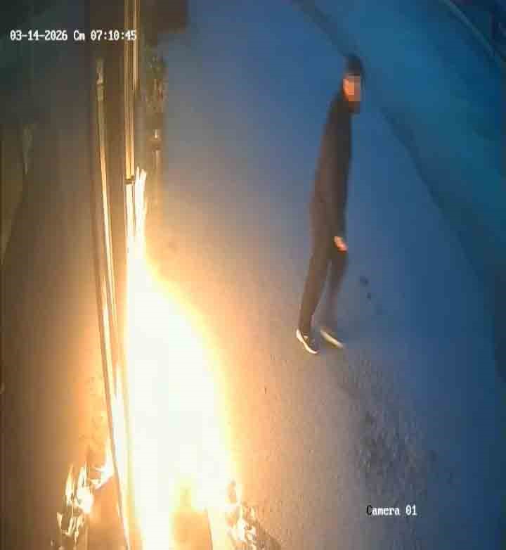 Bursa’da kundakçının güvenlik kamerası görüntüleri ortaya çıktı
