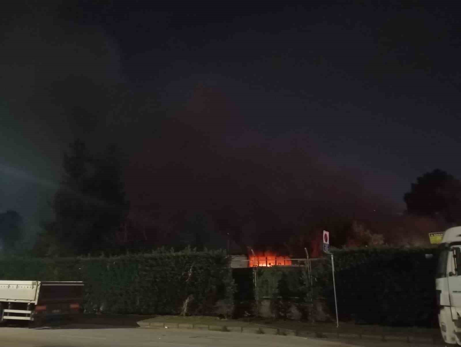 Bursa’da tekstil fabrikasında yangın
