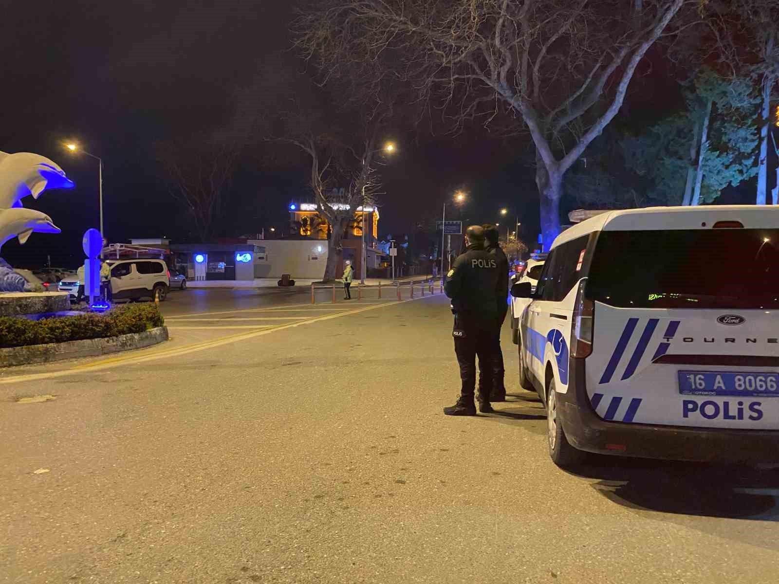 Bursa’da trafikte gece denetimi
