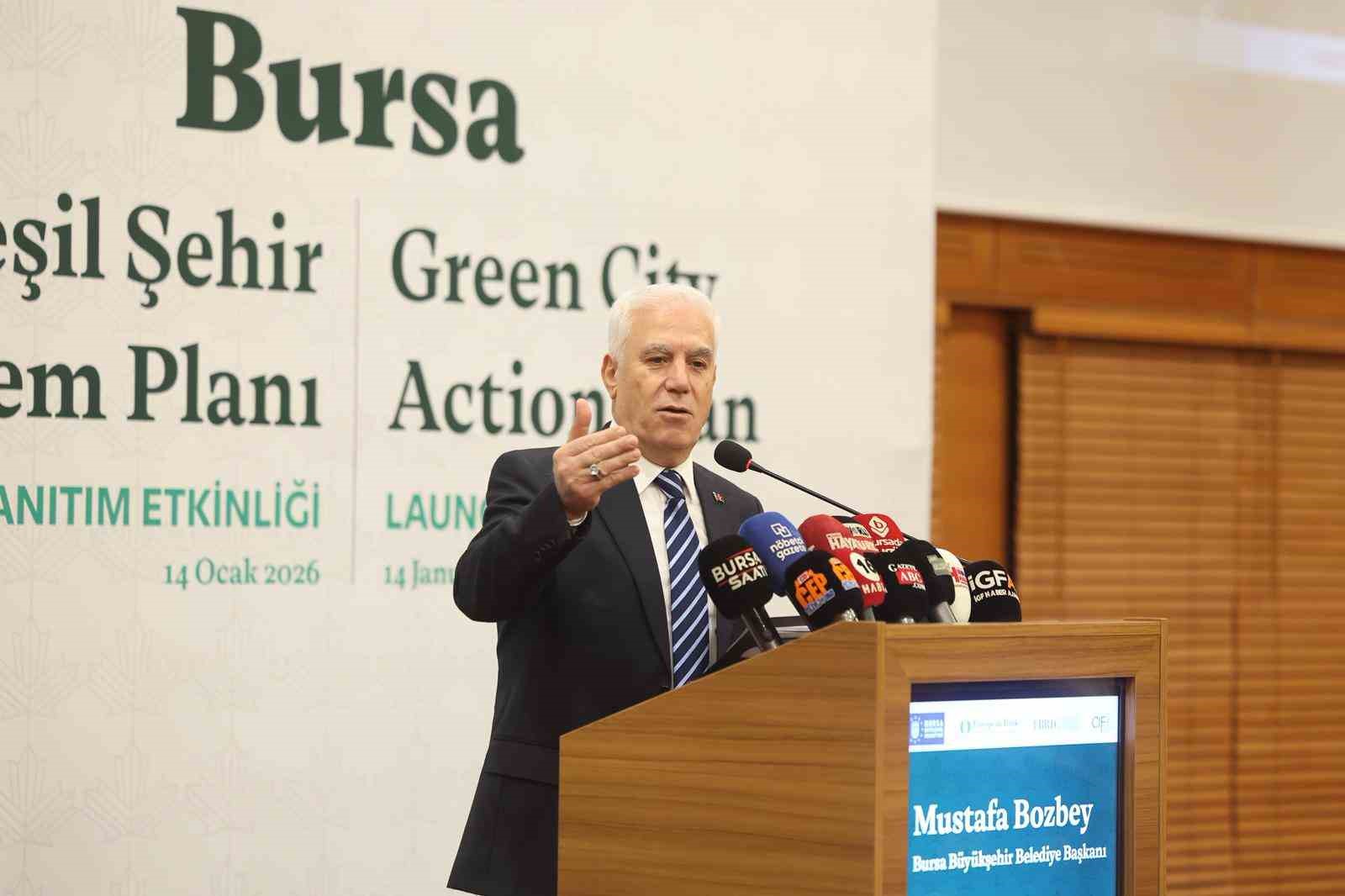 Bursa’da yeşil dönüşüm başladı
