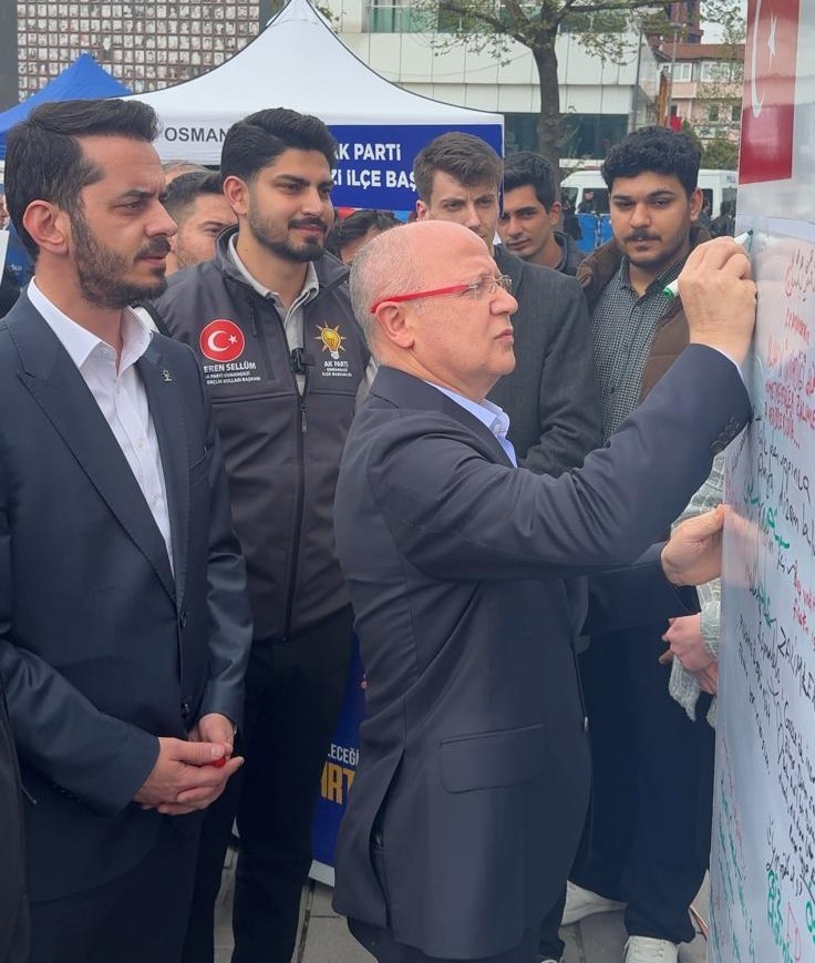 Bursalılar, Filistin için tarihe not düştü
