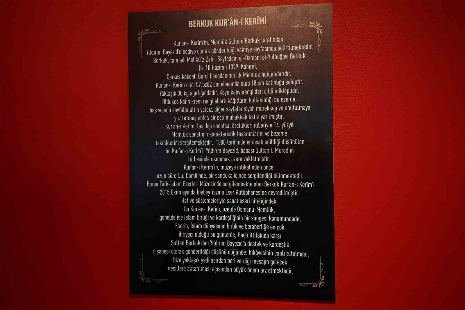 Bursa’nın Fethinin 700. Yılına manevi bir emanet
