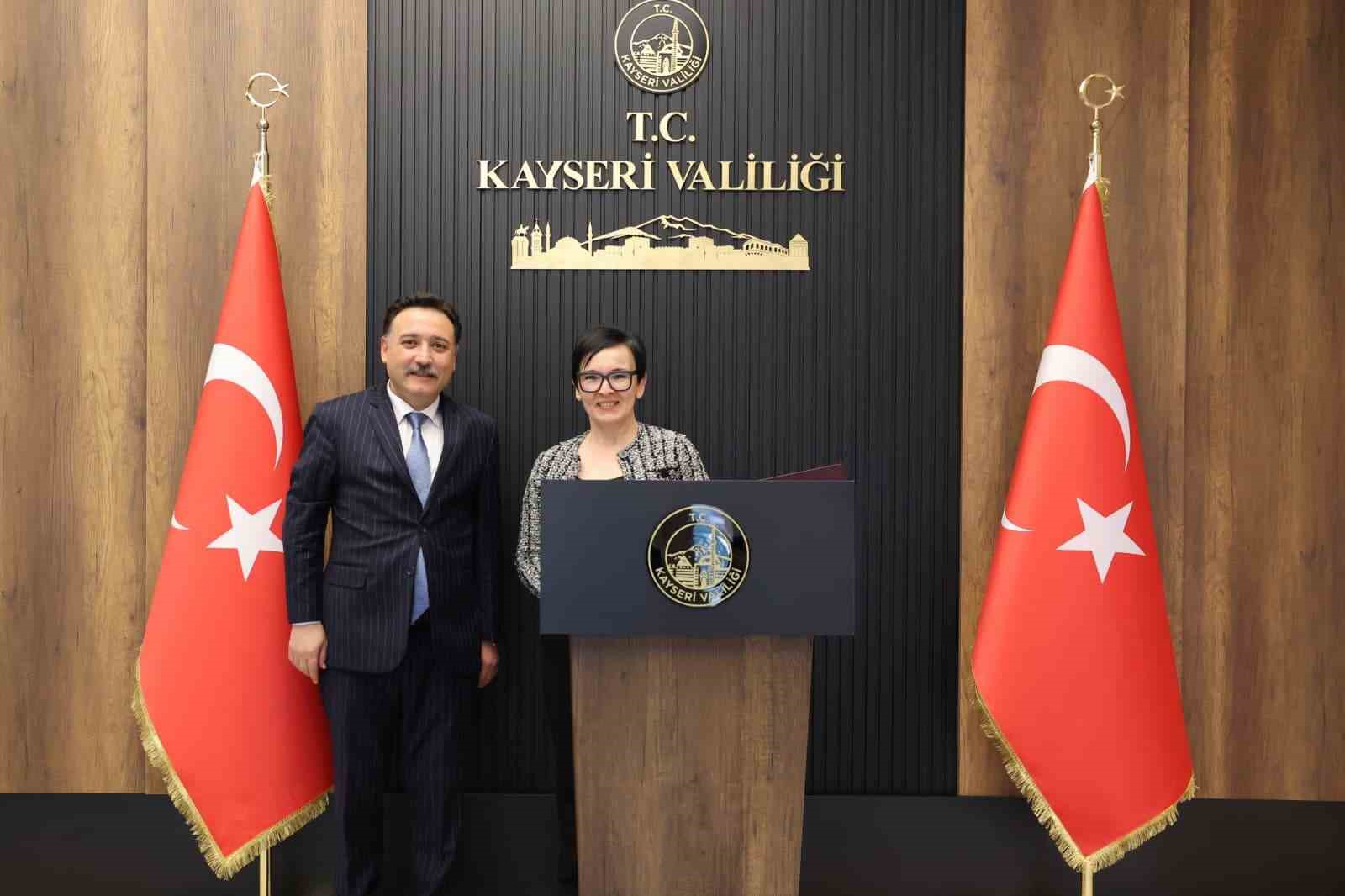 Büyükelçi Gabriele Juen’den Vali Çiçek’e ziyaret
