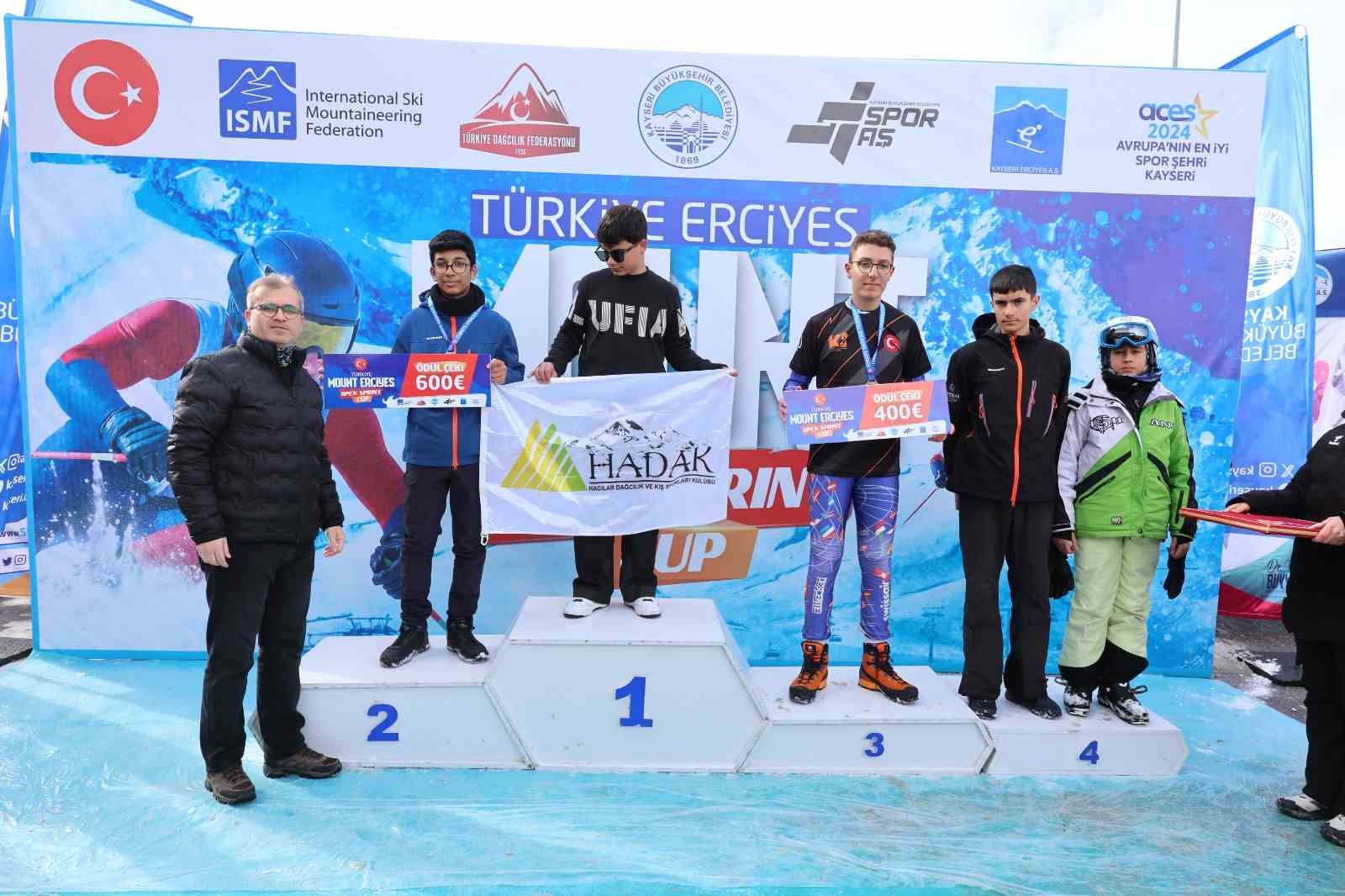 Büyükşehir ile zirvede büyük final: Uluslararası Erciyes Dağ Kayağı Yarışları sona erdi
