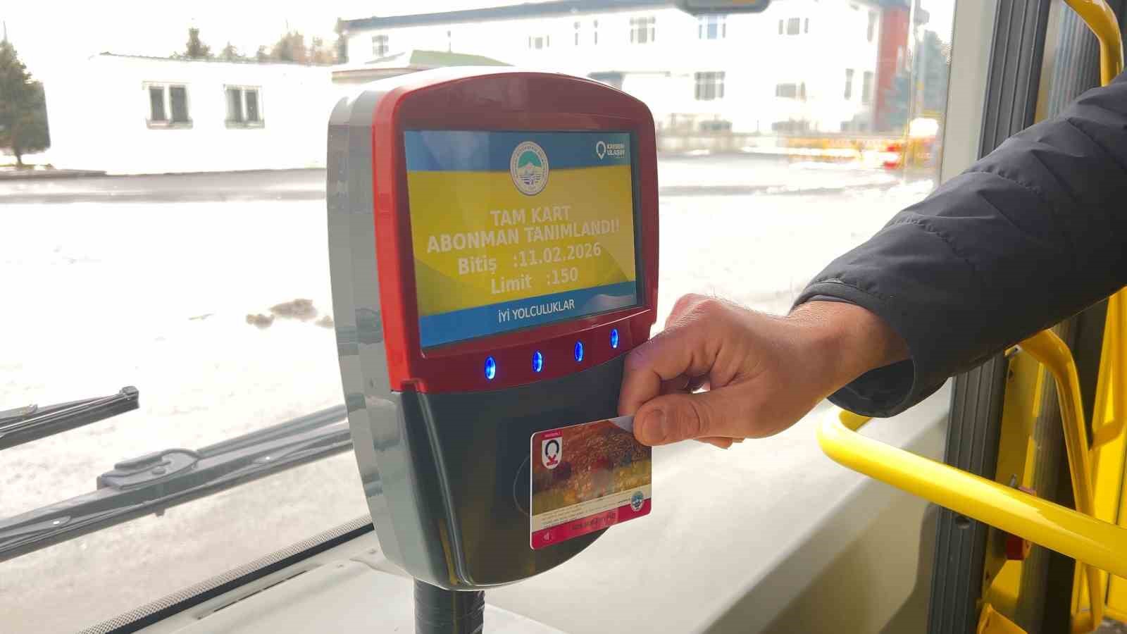 Büyükşehirden abonman yüklemede büyük kolaylık: Talimatlar artık ilk binişte aktarılacak
