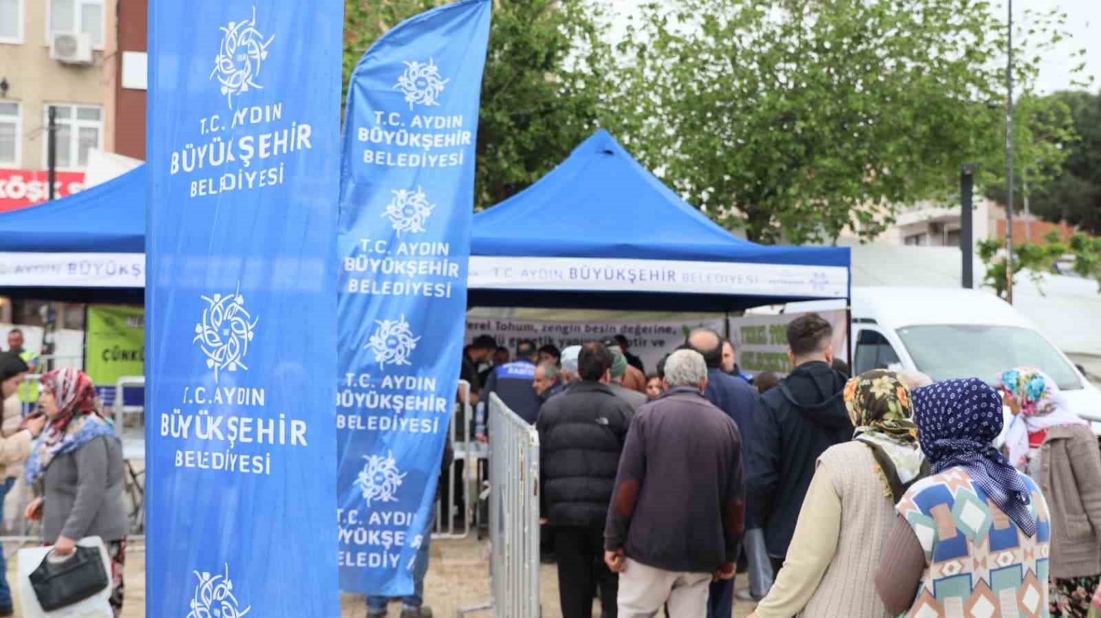 Büyükşehir’in ata tohumlarına yoğun ilgi
