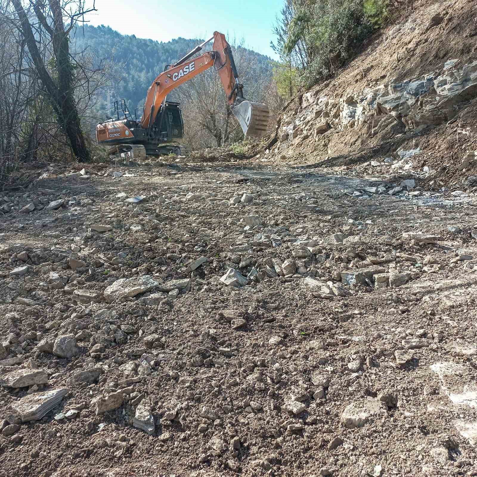 Çameli Belediyesinde engelli vatandaşlar için yol çalışması
