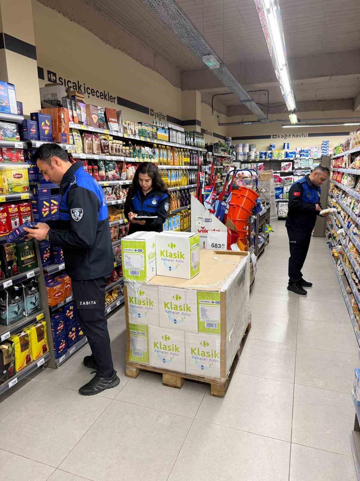 Çameli Belediyesinden Ramazan öncesi marketlere sıkı denetim
