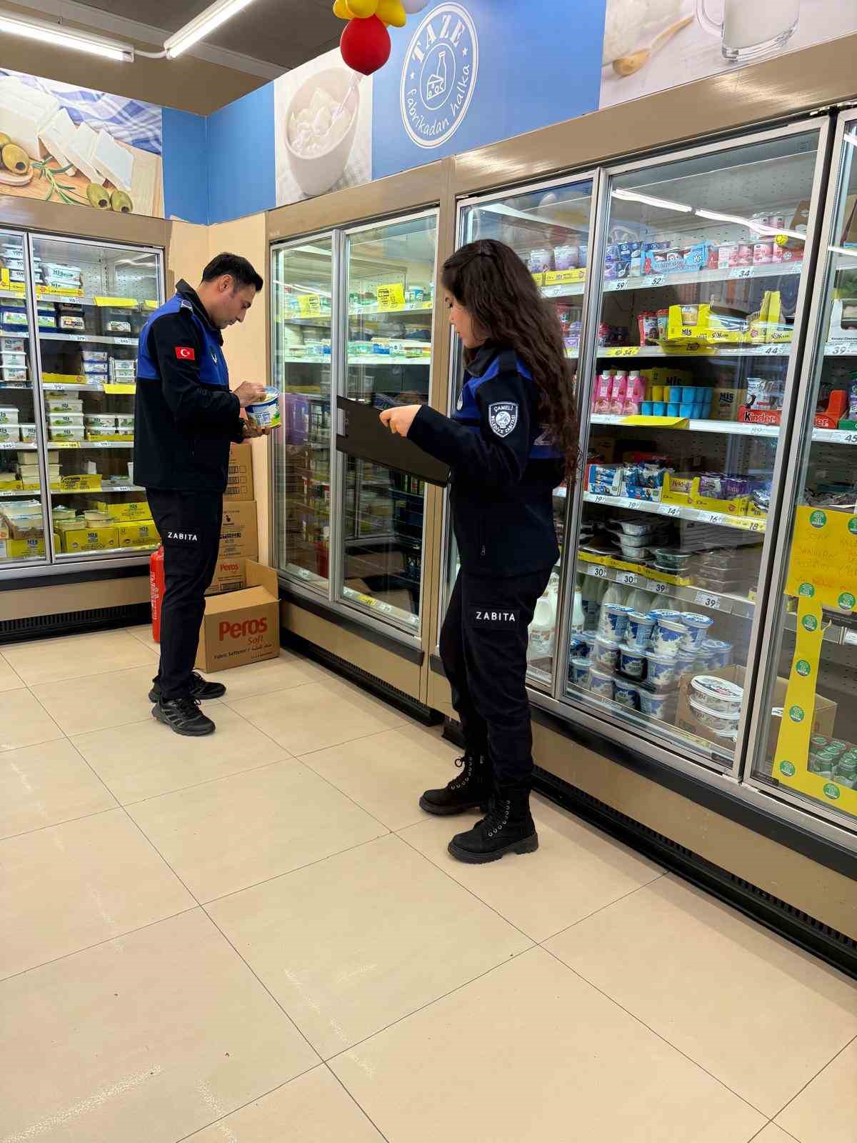 Çameli Belediyesinden Ramazan öncesi marketlere sıkı denetim
