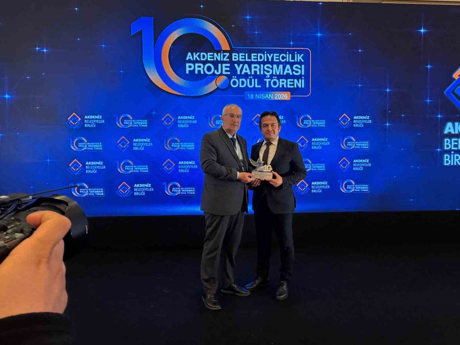 Çameli Belediyesi’ne Akdeniz Belediyeler Birliği’nden katılım ödülü
