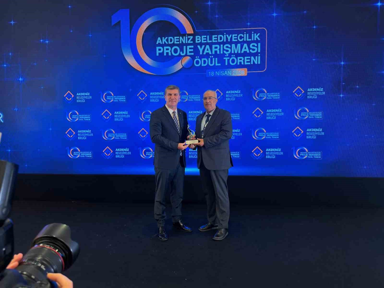 Çameli Belediyesi’ne Akdeniz Belediyeler Birliği’nden katılım ödülü
