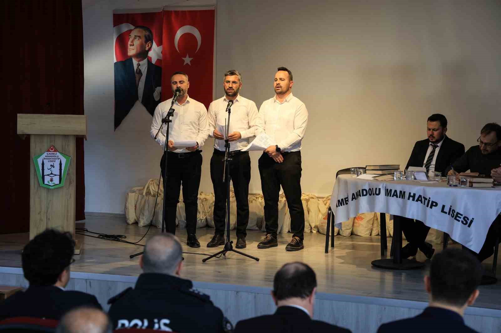 Çameli Kur’an bülbüllerinenev sahipliği yaptı
