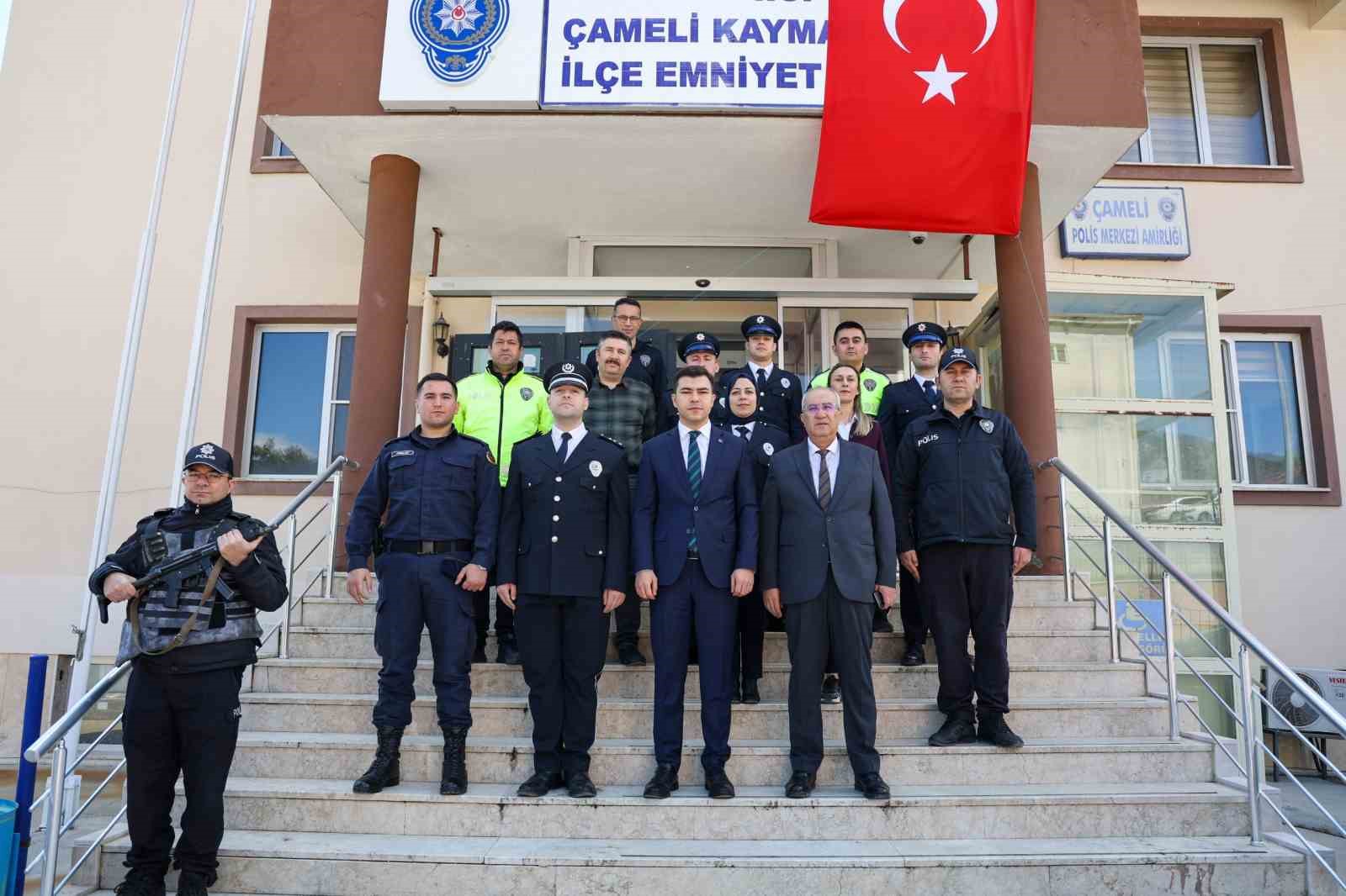 Çameli protokolünden 10 Nisan’da polislere anlamlı ziyaret
