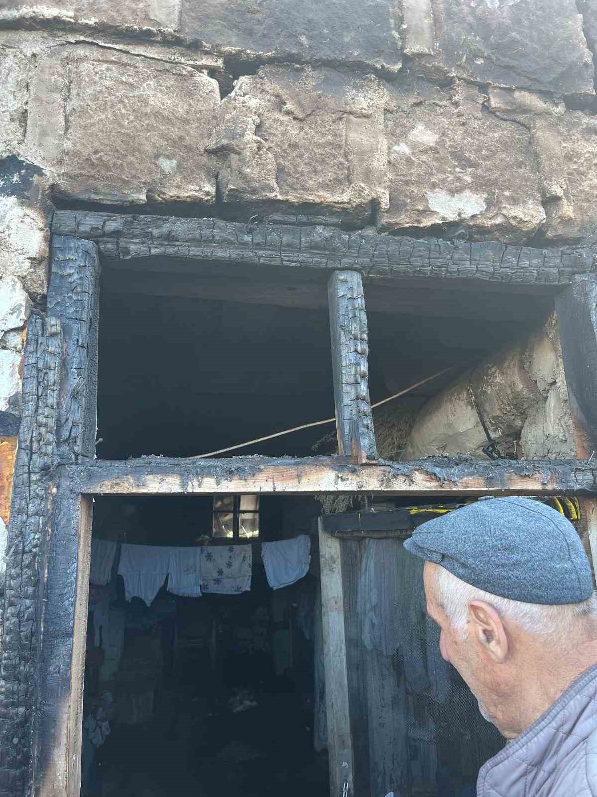 Çamyazı Köyü’nde korkutan yangın
