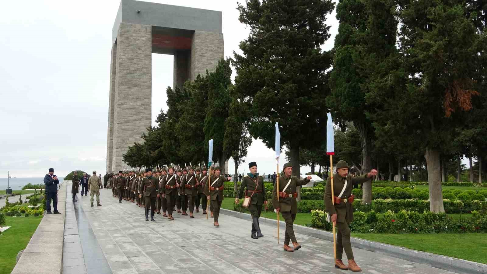 Çanakkale Kara Savaşları’nın 111’inci yıl dönümü tören provası yapıldı
