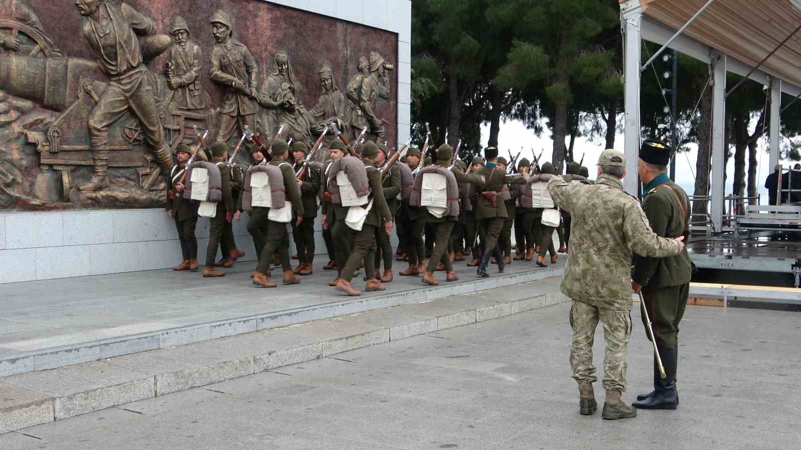 Çanakkale Kara Savaşları’nın 111’inci yıl dönümü tören provası yapıldı
