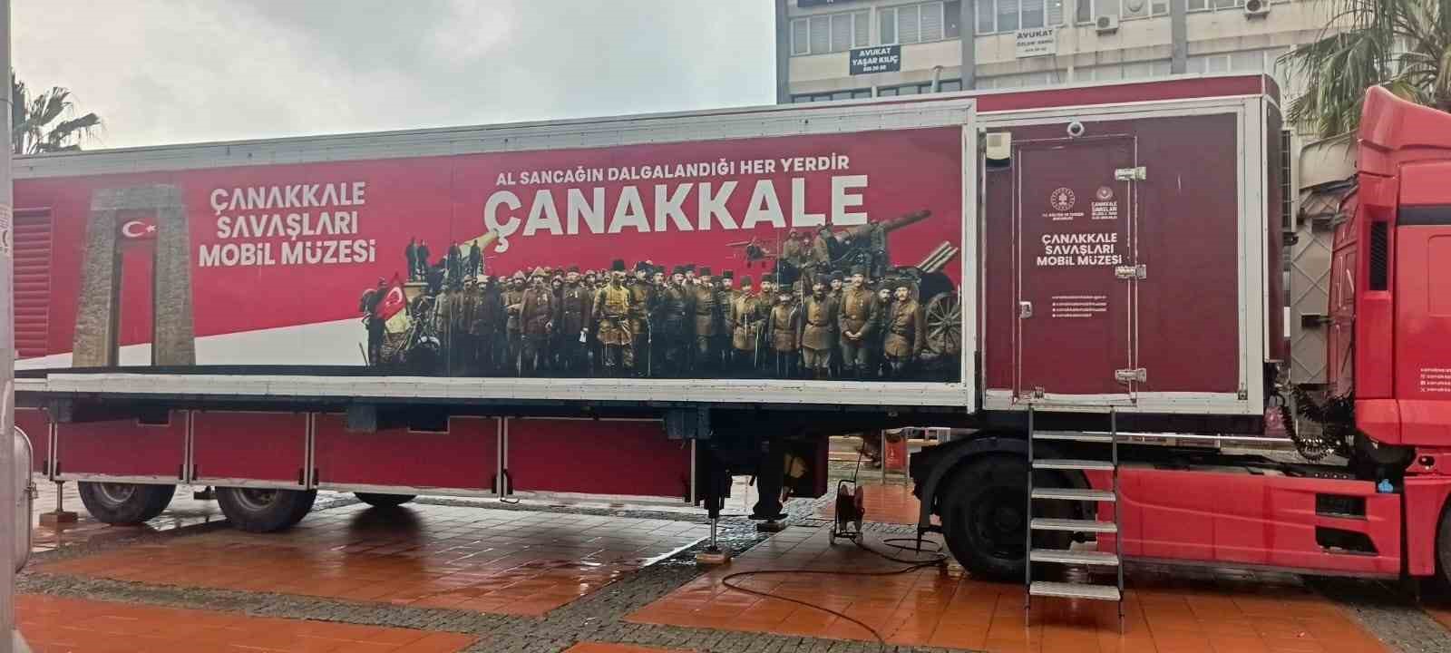 Çanakkale Savaşları Mobil Müzesi Aliağa’da
Çanakkale Savaşları Mobil Müzesi Aliağa’da