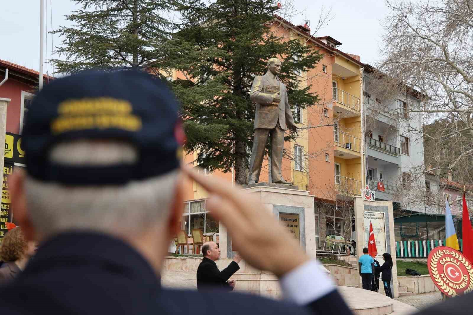 Çanakkale Zaferi’nin 111. yıl dönümü Çameli’nde anma programı düzenlendi
