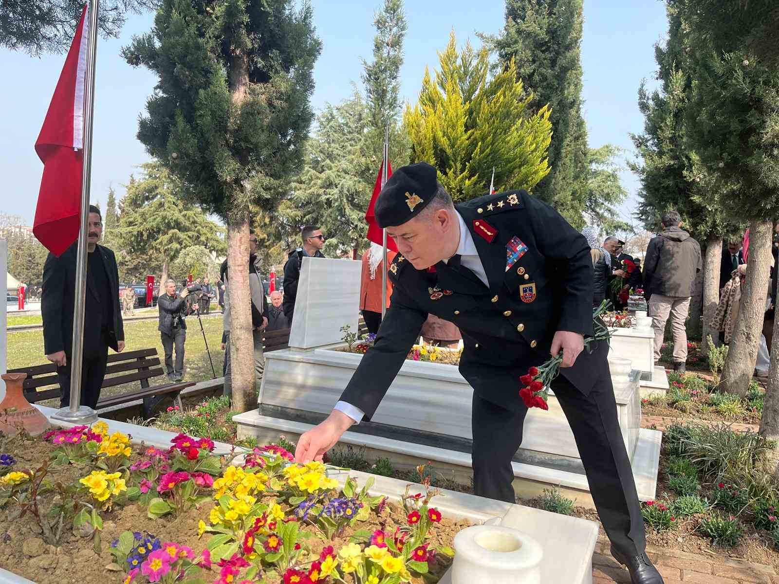 Çanakkale Zaferi’nin 111’inci yıl dönümünde Bursa şehitlerini unutmadı
