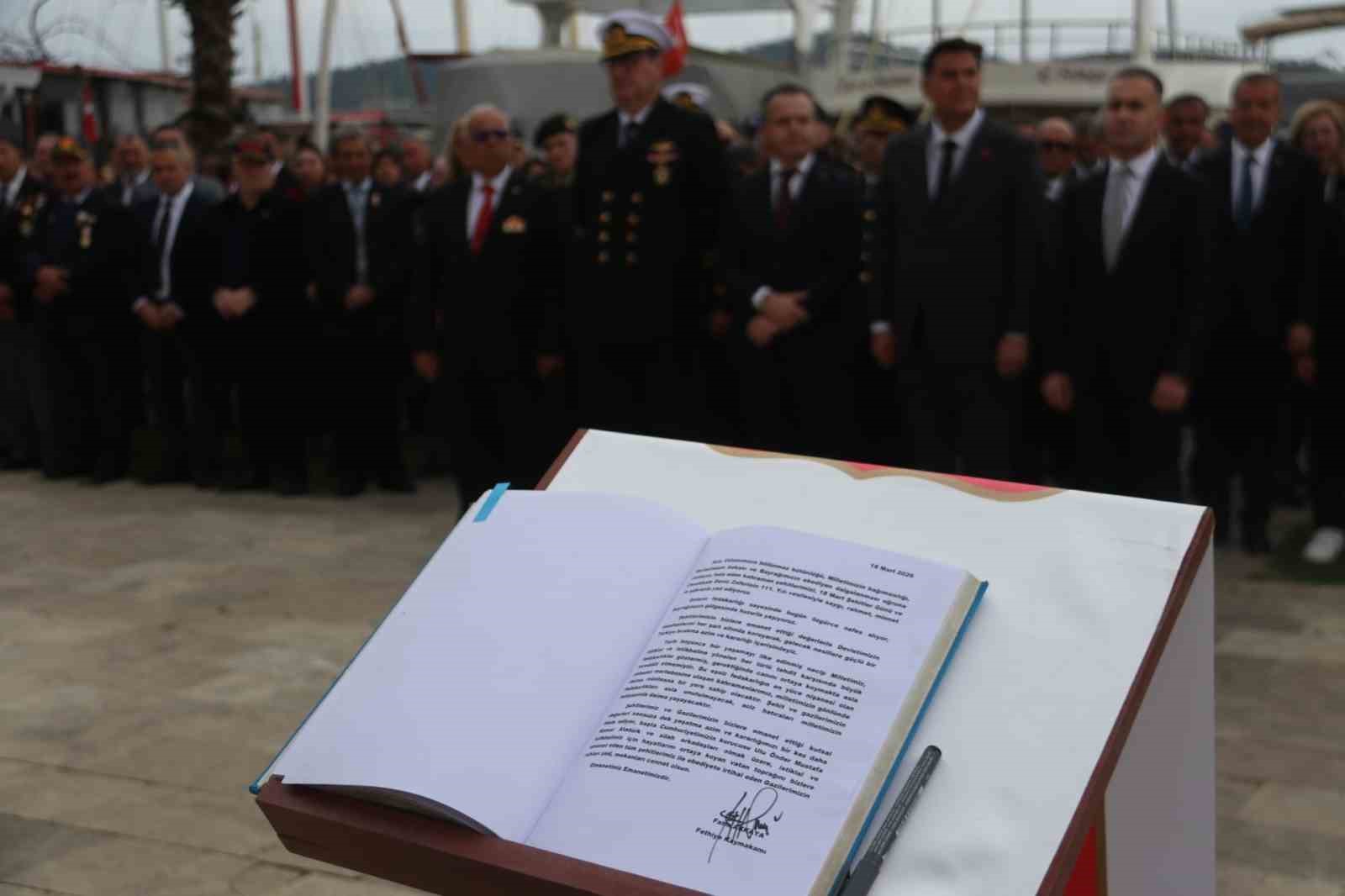 Çanakkale Zaferi’nin 111’inci yılı Fethiye’de gururla kutlandı
