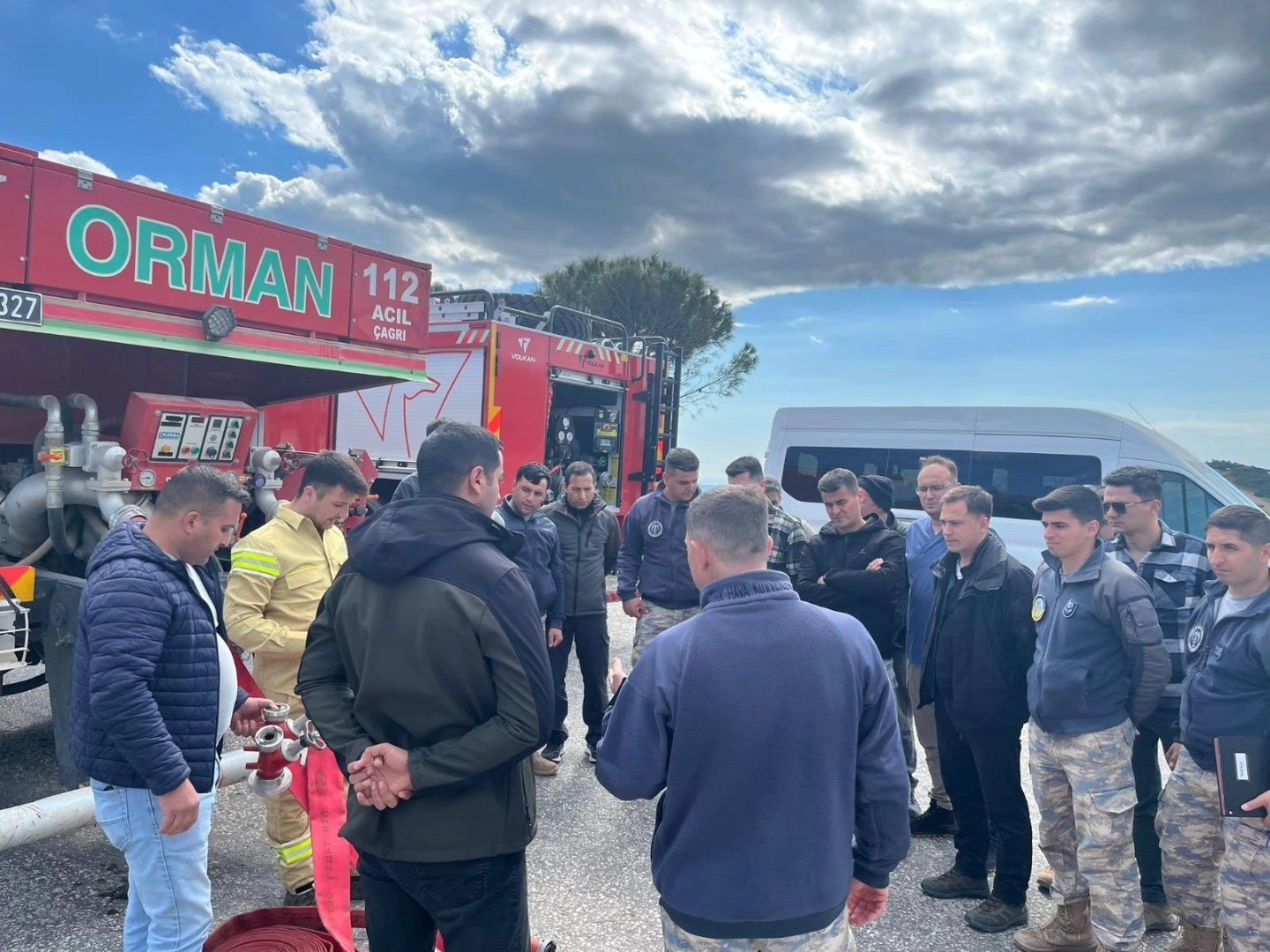 Çanakkale’de askeri personele yangın müdahale eğitimi
