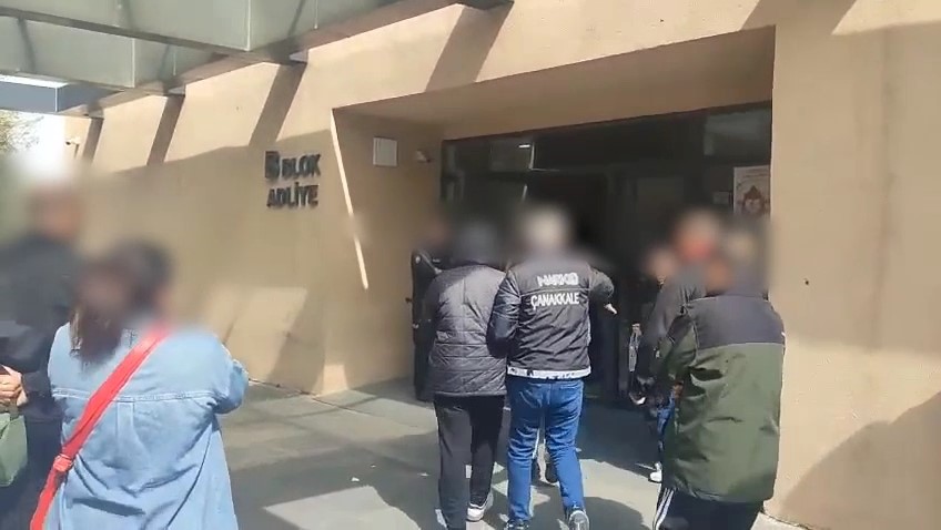 Çanakkale’de farklı suçlardan aranması olan 5 şüpheli tutuklandı
