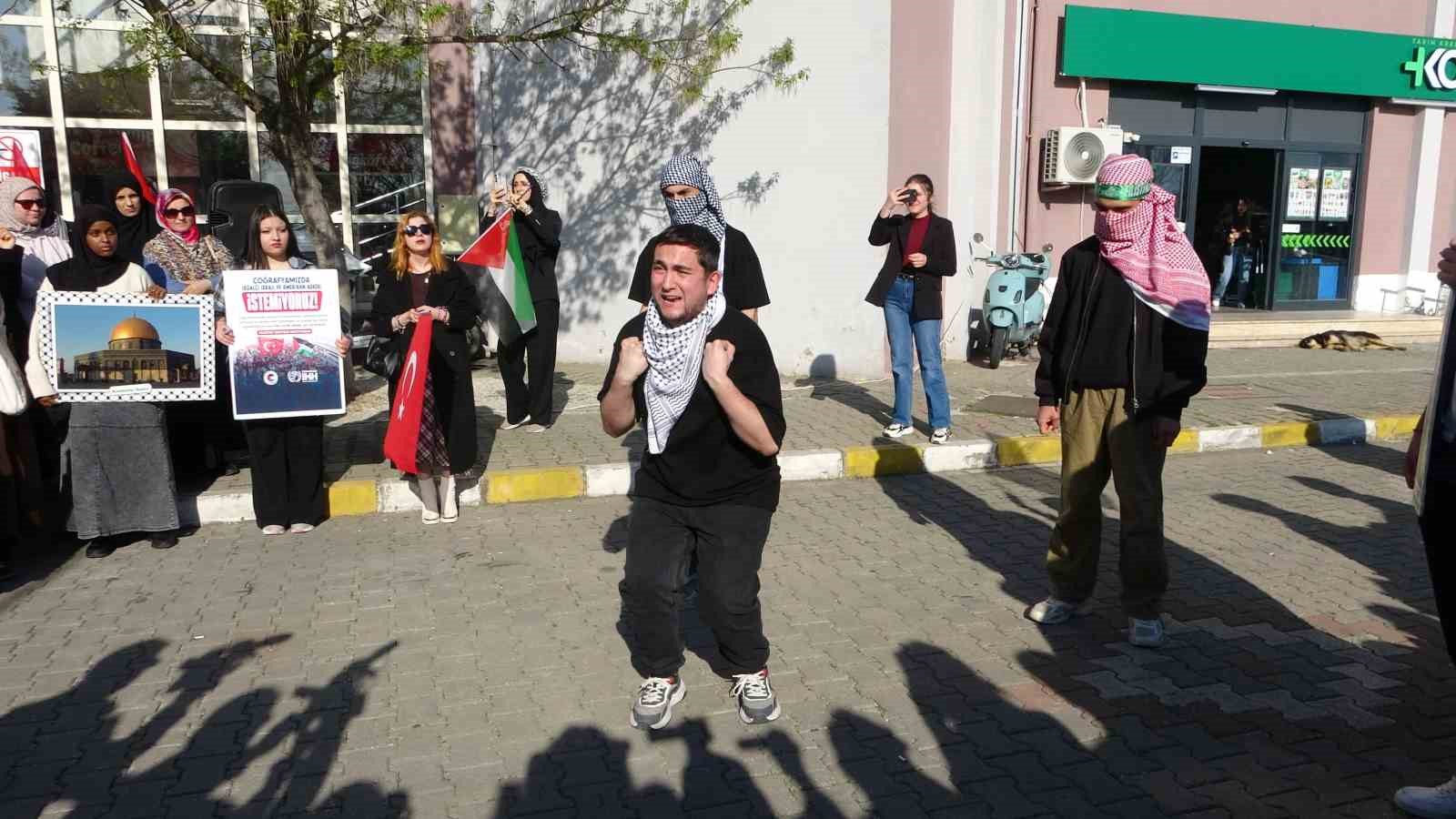 Çanakkale’den Filistin’e destek
