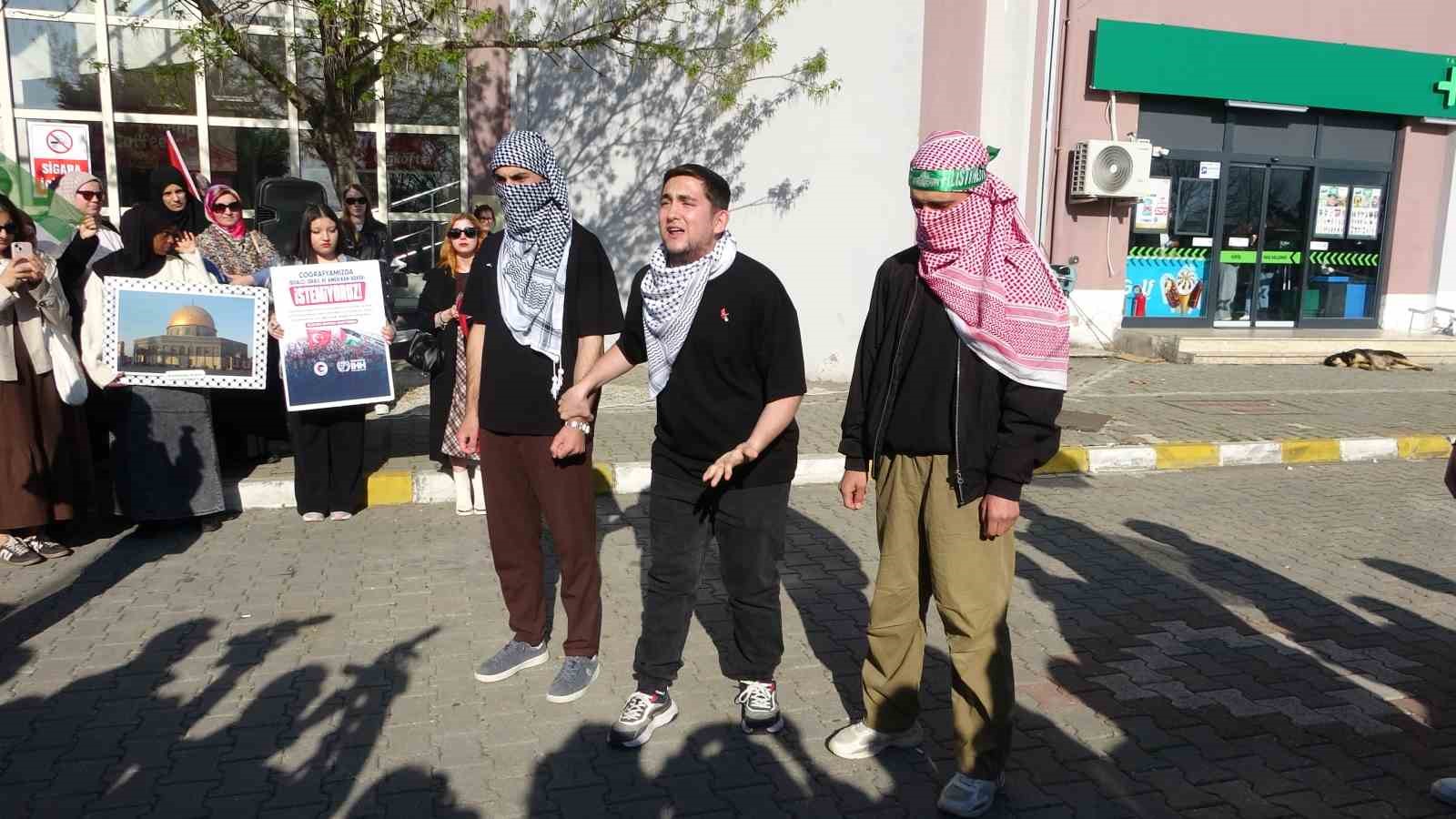 Çanakkale’den Filistin’e destek
