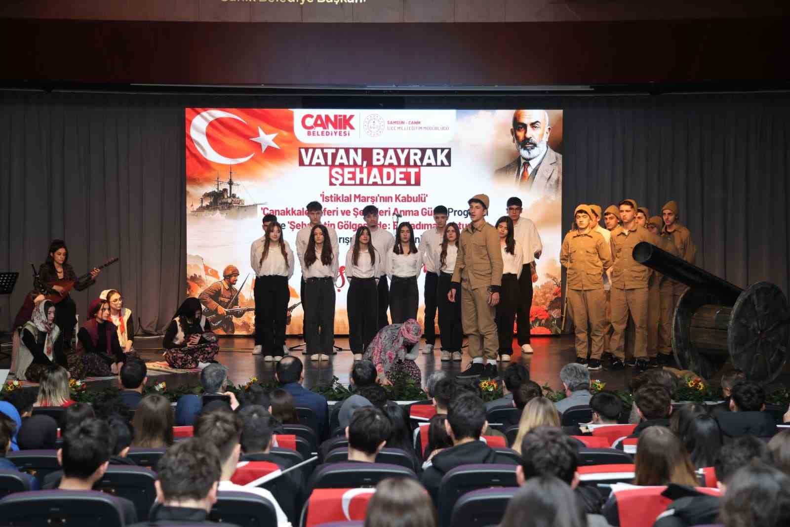 Canik Belediyesi’nden ’Vatan, Bayrak, Şehadet’ programı
