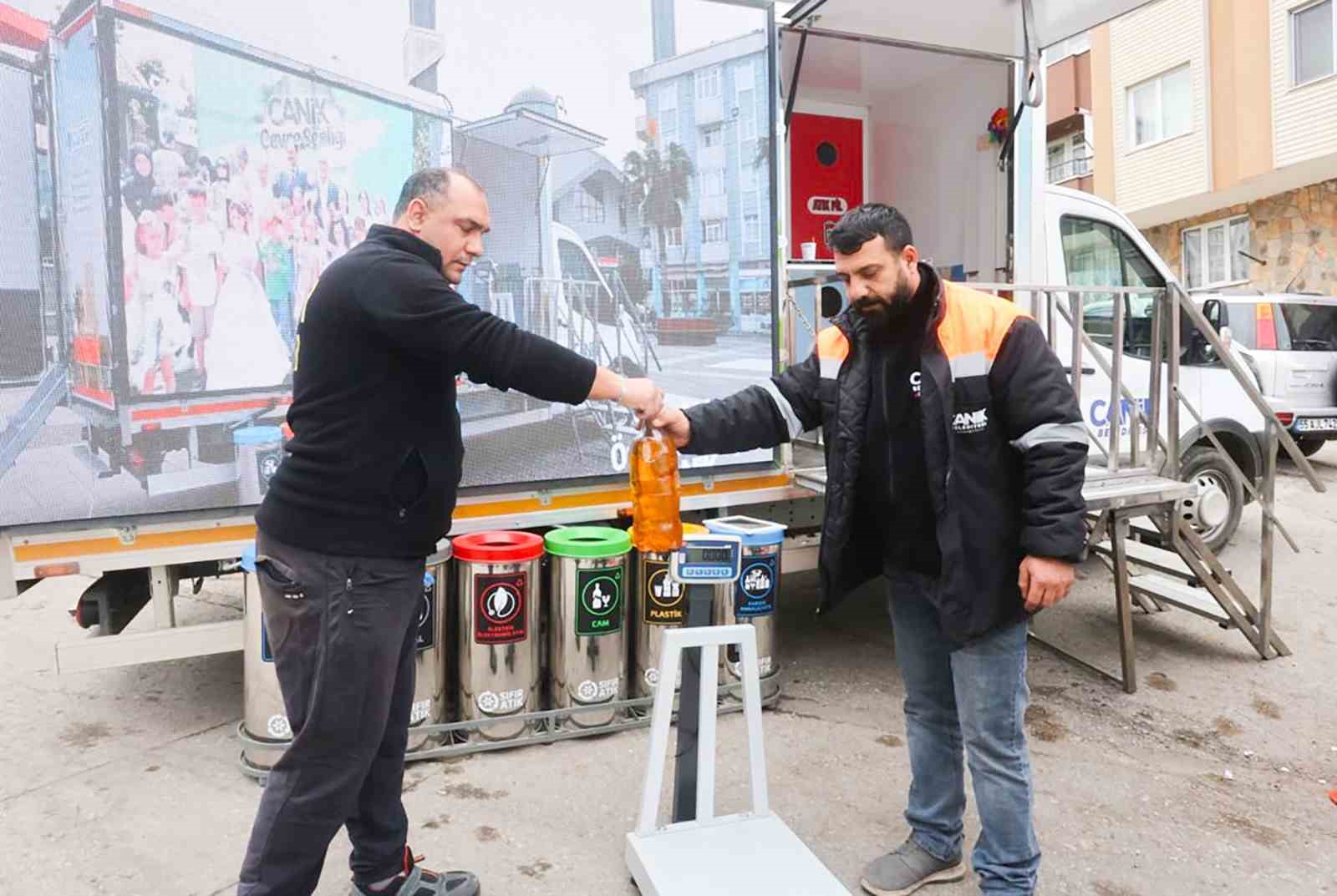 Canik’te atığı getirene nakit iade
