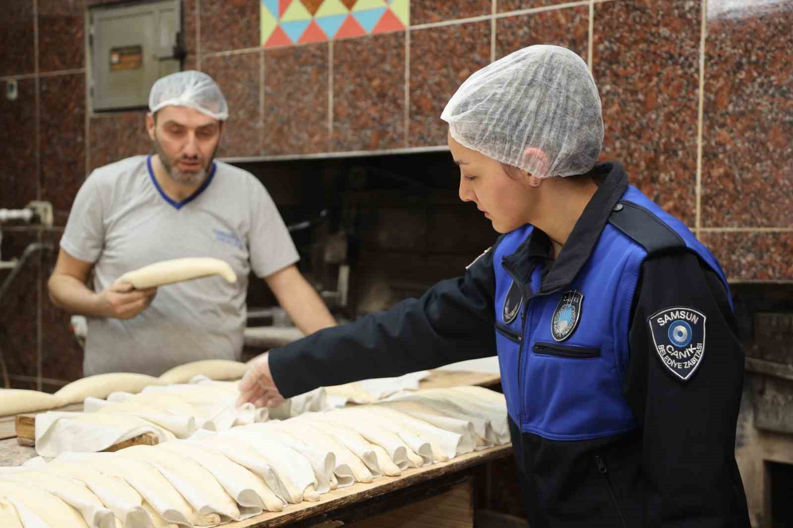 Canik’te fırınlara Ramazan denetimi
