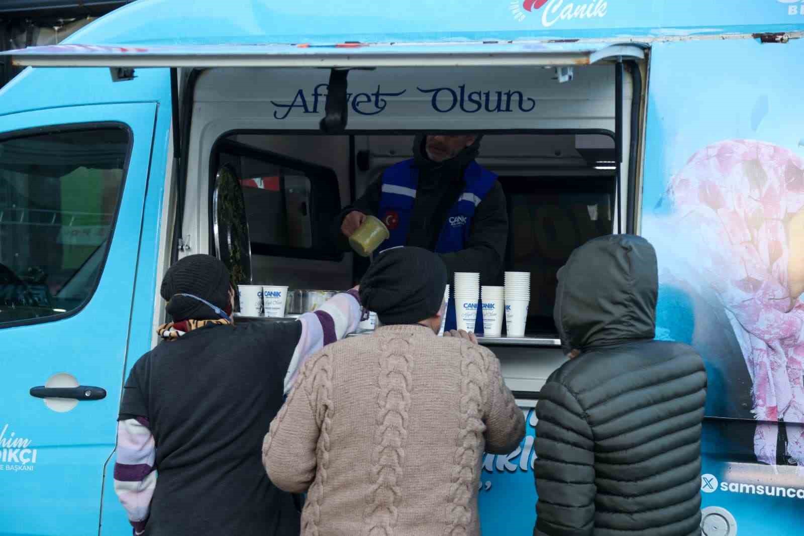 Canik’te gönülleri ısıtan ikram
