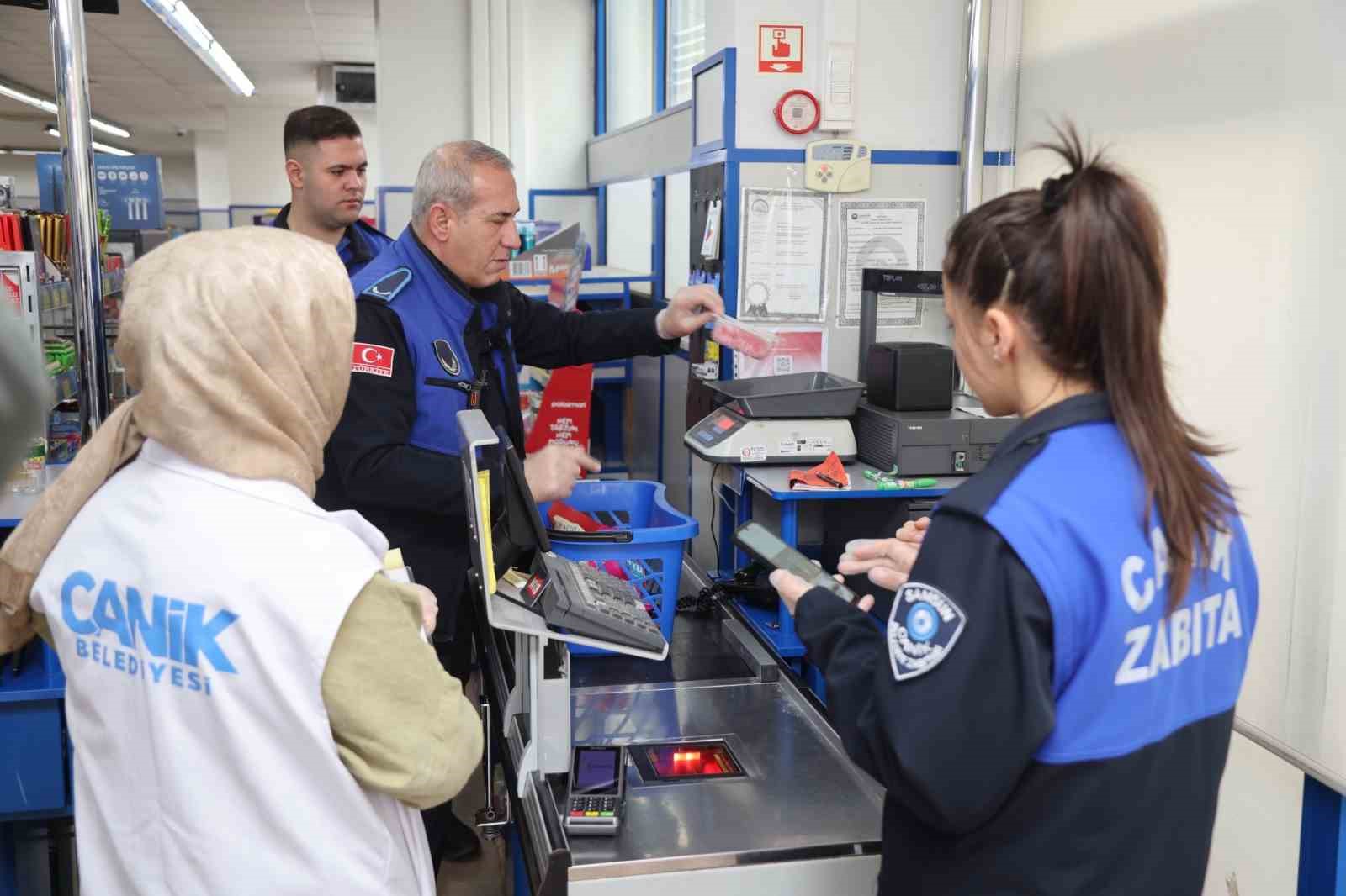 Canik’te marketlere sıkı denetim
