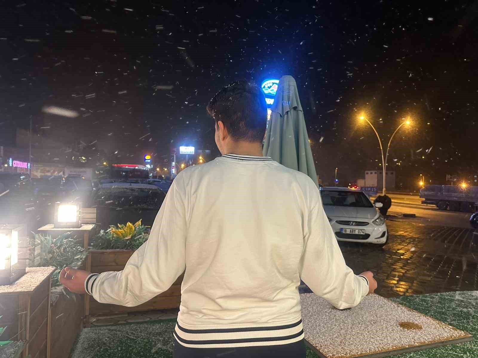 Çankırı’da kar yağışı etkili oldu
