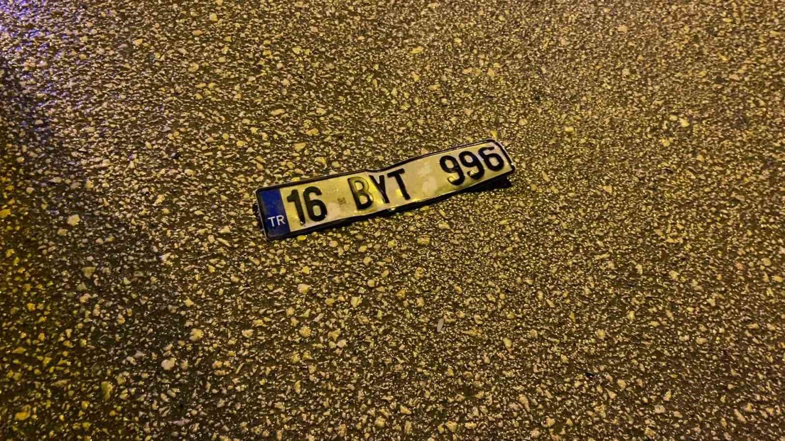 Çarpıp kaçtı, plakasını düşürünce yakalandı
